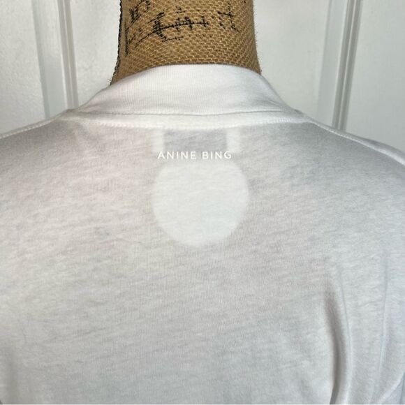 Sz XS ANINE BING Avi Tee Kate Moss NWOT $120 MSRP - Picture 10 of 13